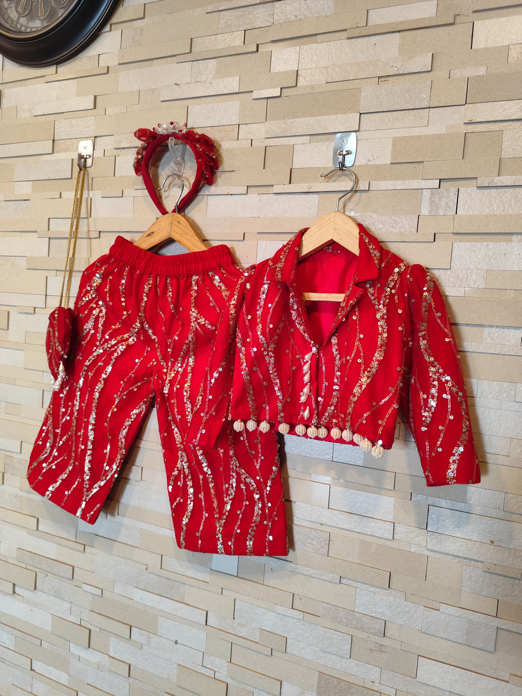 Crimson Pearl Co-ord set