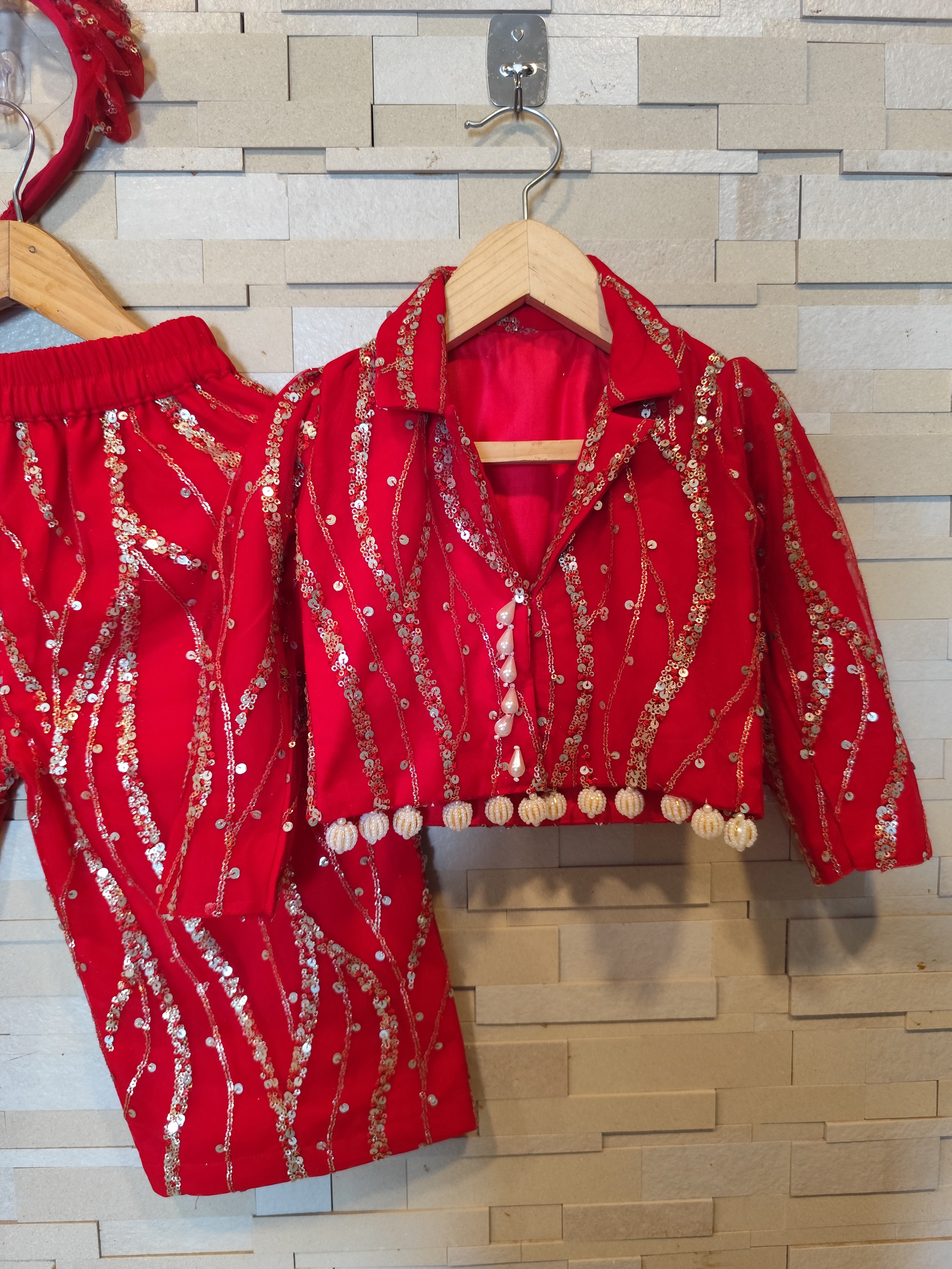 Crimson Pearl Co-ord set