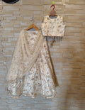 Ivory Bloom Lehenga Set